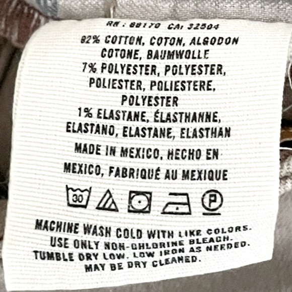 Pilcro Anthropologie Stet Neutral Brown Mid Rise Ankle Jeans Size 26 - Picture 12 of 13